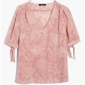 Madewell silk top  bnwt size S